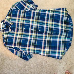 Plaid Button Down Polo Ralph Lauren Shirt